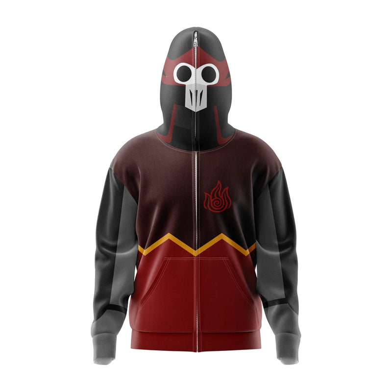 Firebenders Avatar Full Face Zip Hoodie