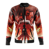 Burning Attack on Titan Casual Bomber Jacket