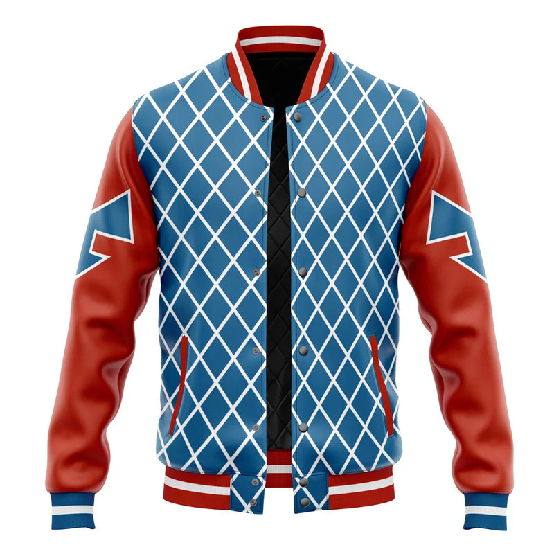 Mista Guido Pattern Jojo’s Bizarre Adventure Varsity Jacket