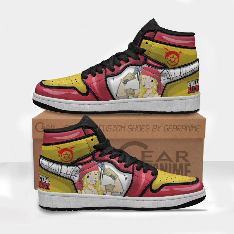 Winry Rockbell Custom 3D Shoes Anime Fullmetal Alchemist Boot Sneakers