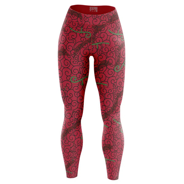 Ope Ope No Mi Devil Fruit One Piece Custom Unisex Leggings Spats Training Tights