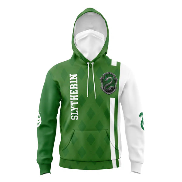 Slytherin Harry Potter Masked Hoodie