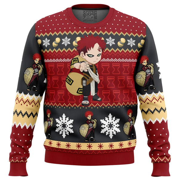 Christmas Gaara Naruto Ugly Christmas Sweater