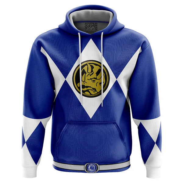 Blue Ranger Mighty Morphin Power Rangers Hoodie