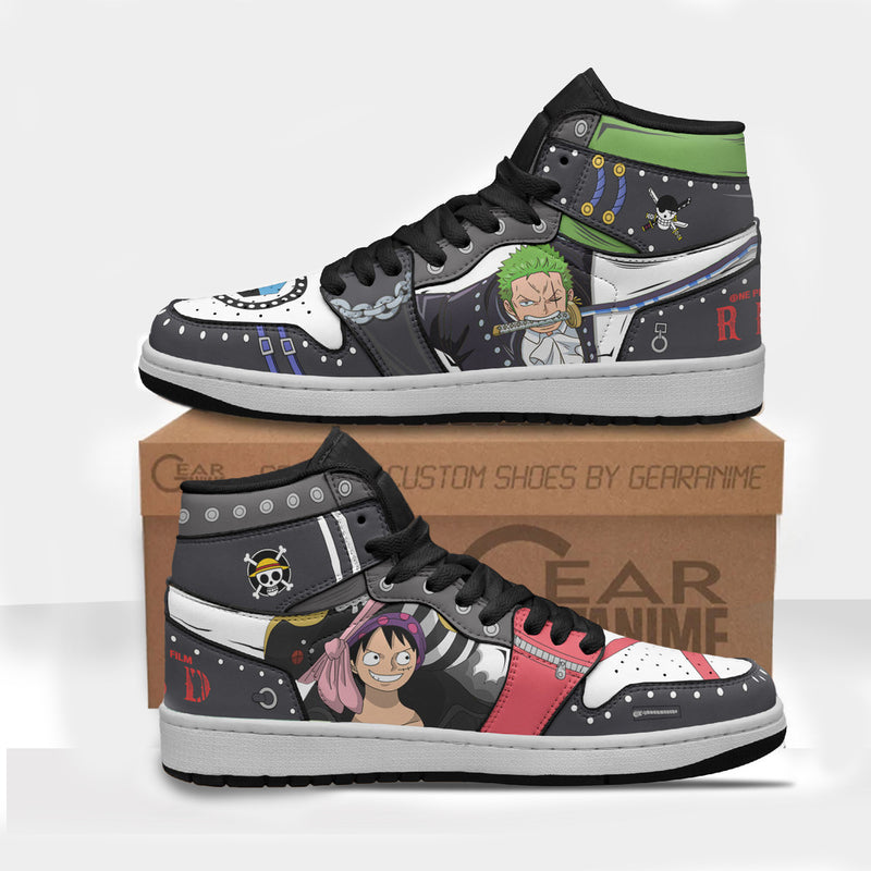 Zoro x Luffy Sneakers Custom One Picece Anime Shoes