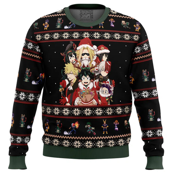 My Hero Academia Boku No Holiday Ugly Christmas Sweater