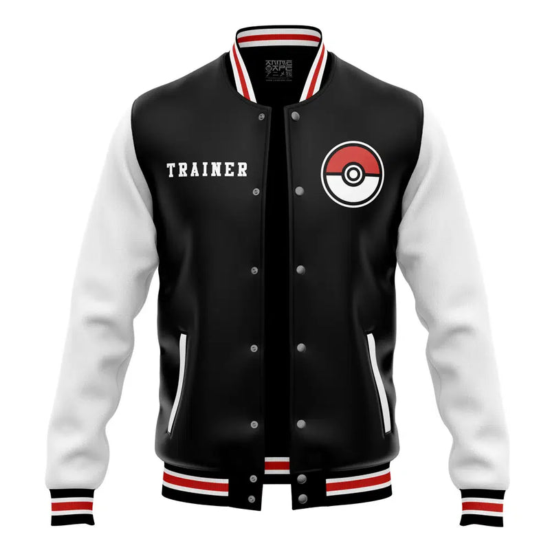 Poke League Champion Pokemon Varsity Jacket