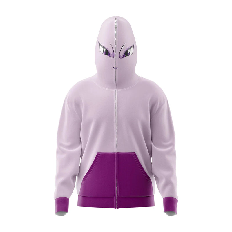 Mewtwo Pokemon Full Face Zip Hoodie