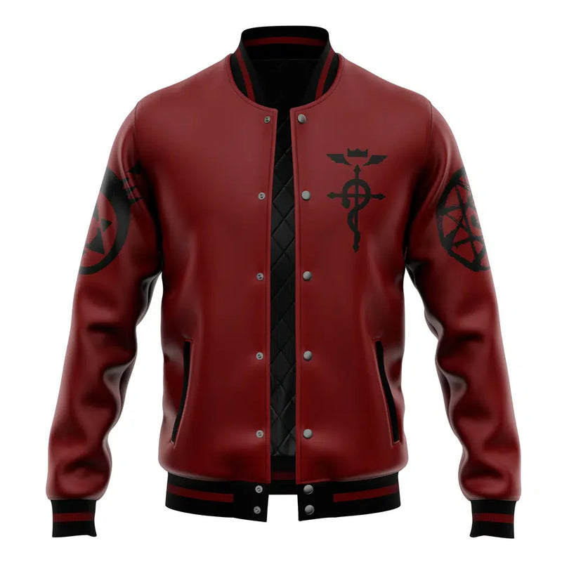 Edward Fullmetal Alchemist Varsity Jacket