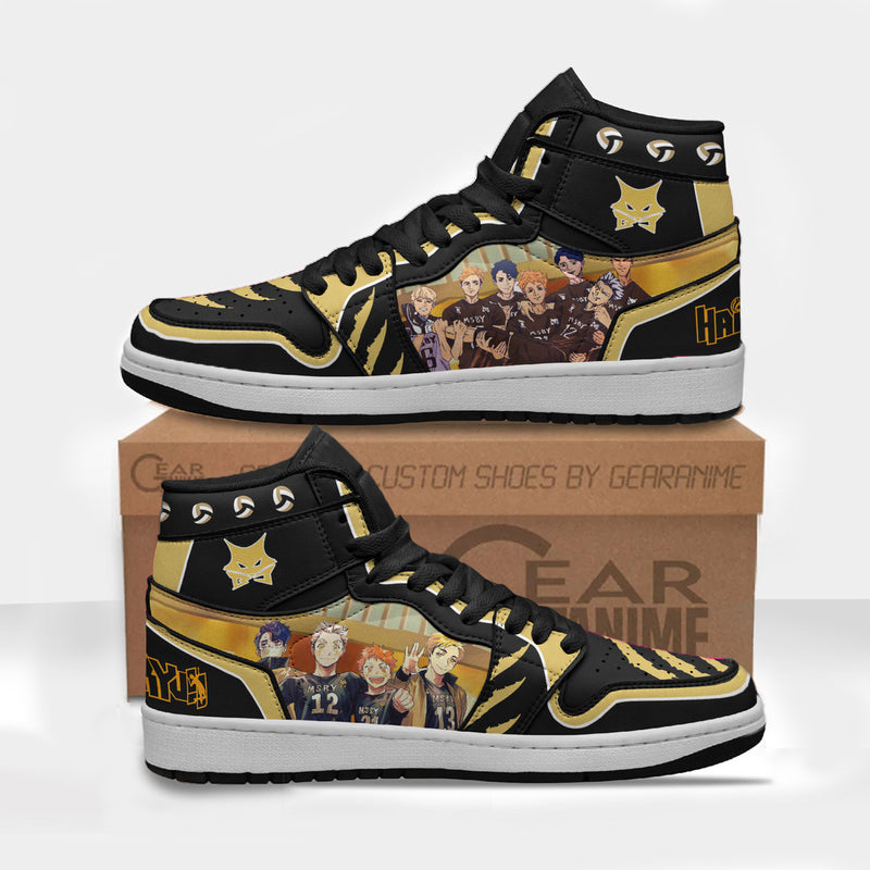 MSBY Black Jackal Haikyuu Boot Sneakers Custom Anime Shoes