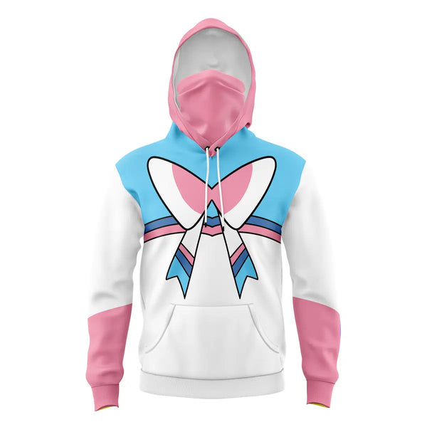 Sylveon Pokemon Masked Hoodie