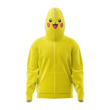 Pikachu Pokemon Full Face Zip Hoodie