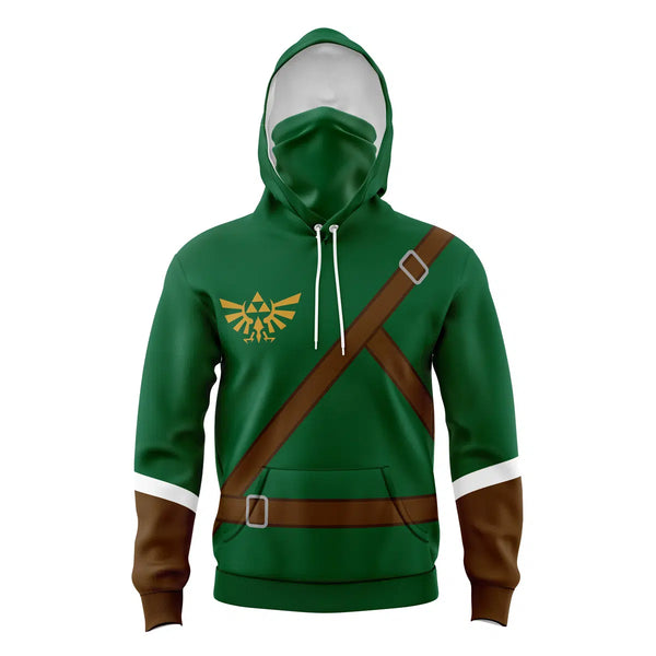 Link Zelda Masked Hoodie