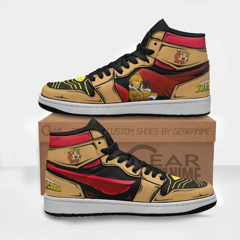 Hawks Shoes Custom My Hero Academia Anime Boot Sneakers