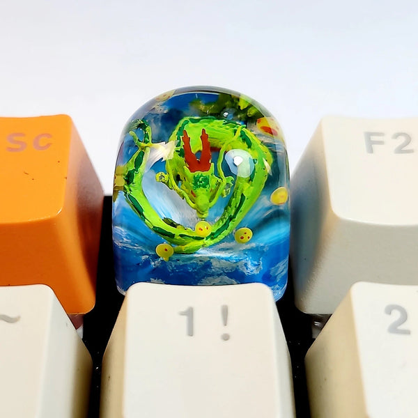 Dragon Ball Shenron Shenlong Artisan Keycaps Epoxy Resin