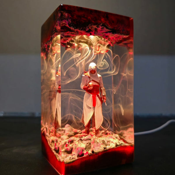 Assassin's Creed Epoxy Resin Lamp, Night Light