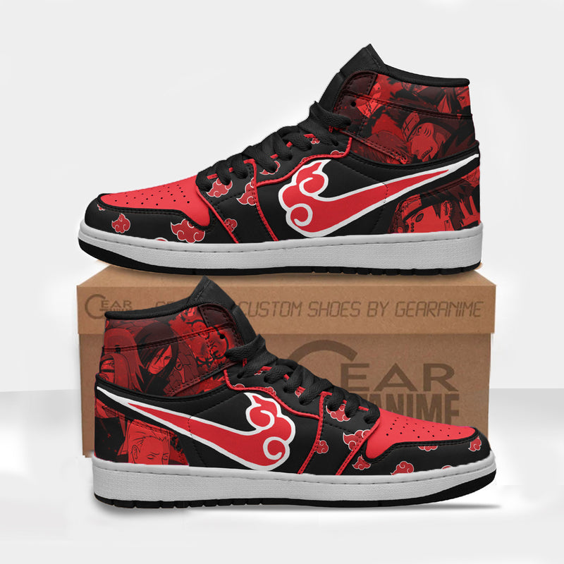 Akatsuki Sneakers Custom Naruto Anime Shoes Special Edition