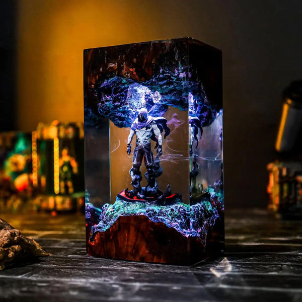 Valorant Omen Epoxy Resin Lamp, Night Light