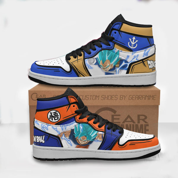 Vegeta vs Goku Boot Sneakers Custom Dragon Ball Anime Shoes