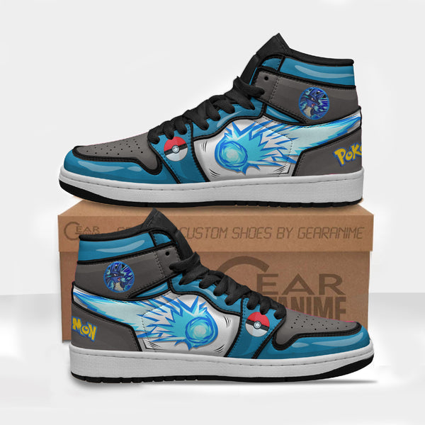 Lucario Pokemon Custom 3D Shoes Anime Boot Sneakers