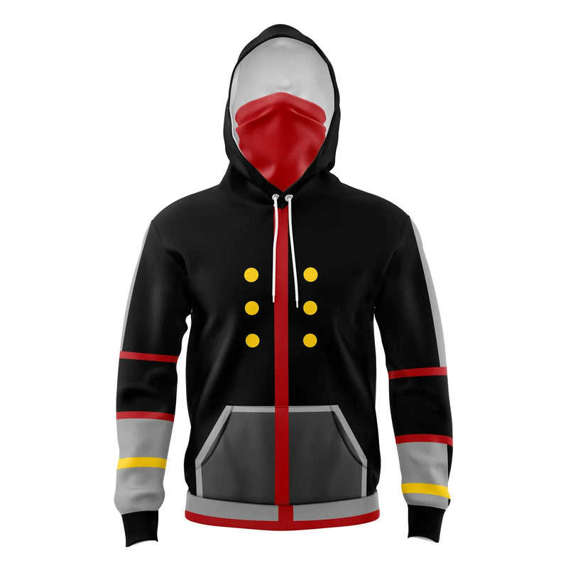 Sora Kingdom Hearts Masked Hoodie