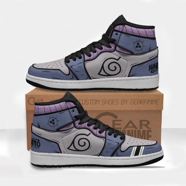 Uchiha Sasuke Unifrom Cosplay Boot Sneakers Naruto Custom Shoes