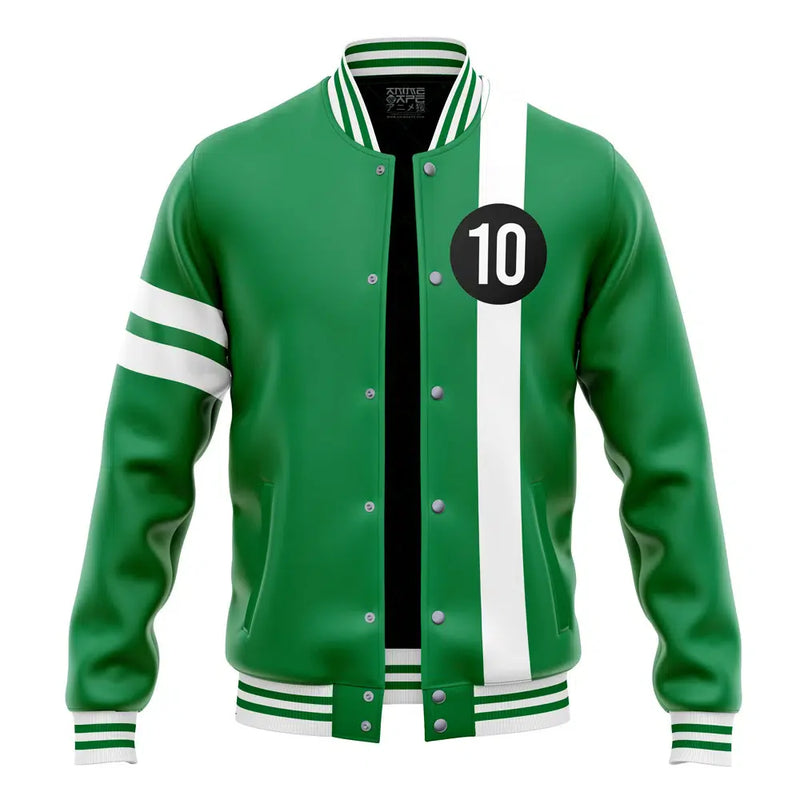 Ben Tennyson Green Varsity Jacket