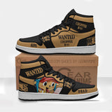 Tony Tony Chopper Wanted Boot Sneakers Custom One Piece Anime Shoes