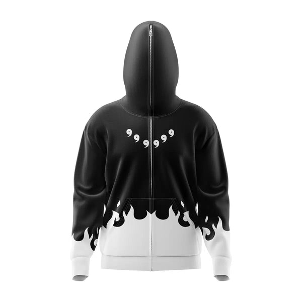 Sage of the Six Paths Mode Naruto Full Face Zip Hoodie