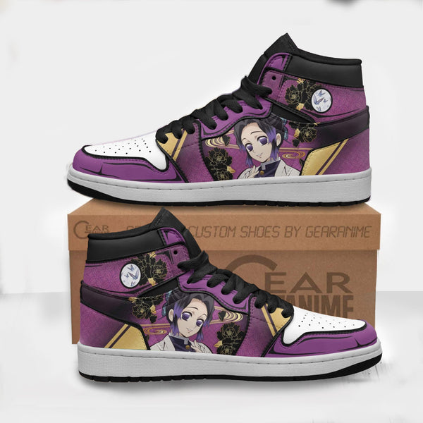 Demon Slayers Shinobu Shoes Custom Anime Kimetsu no Yaiba Sneakers