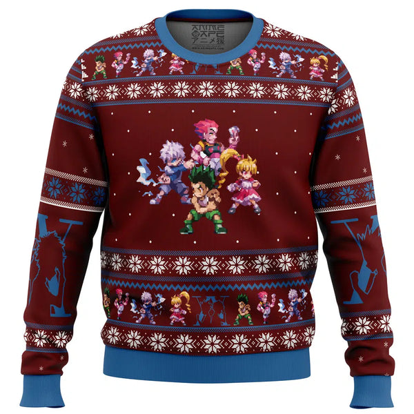 Hunter X Hunter Sprites Ugly Christmas Sweater