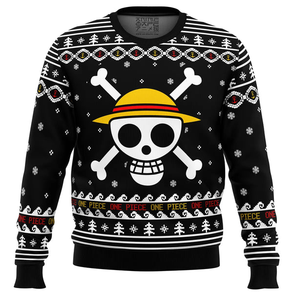 One Piece Straw Hat Pirates Christmas Ugly Christmas Sweaters