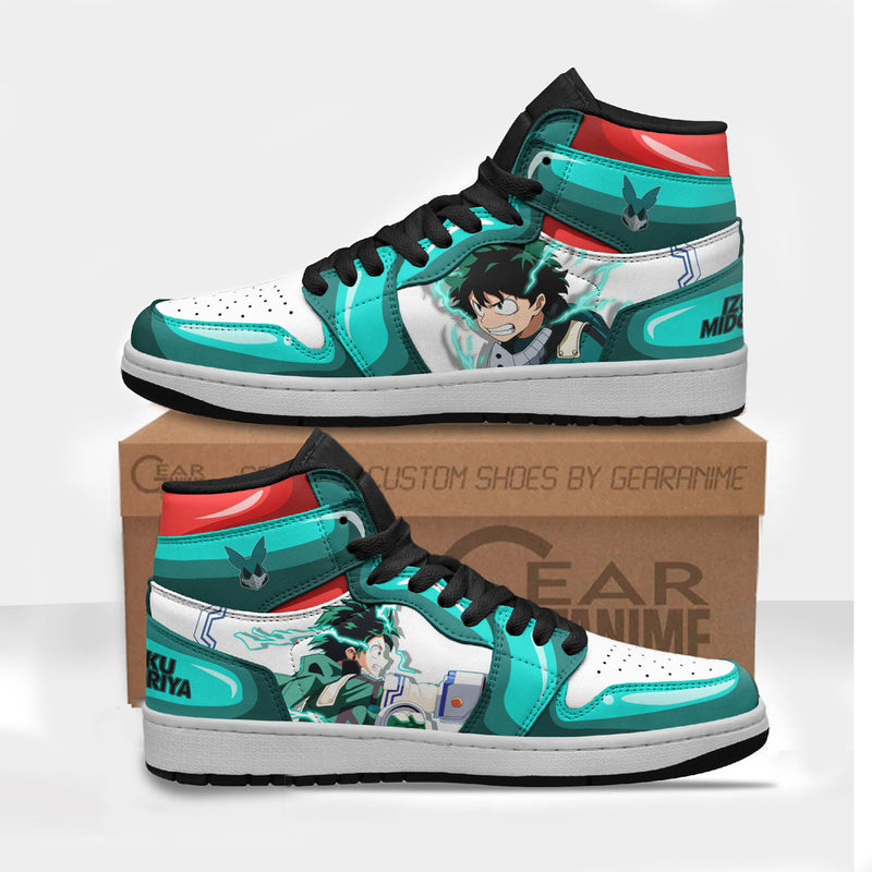 Midoriya Sneakers Limited Edition My Here Academia Anime Shoes Ver 1