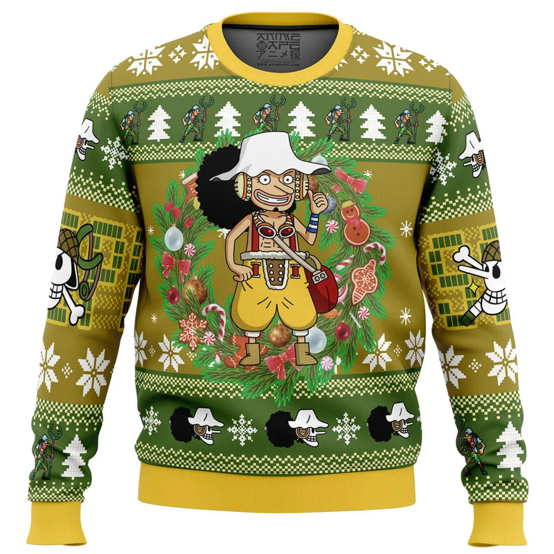 Christmas Usopp One Piece Ugly Christmas Sweater