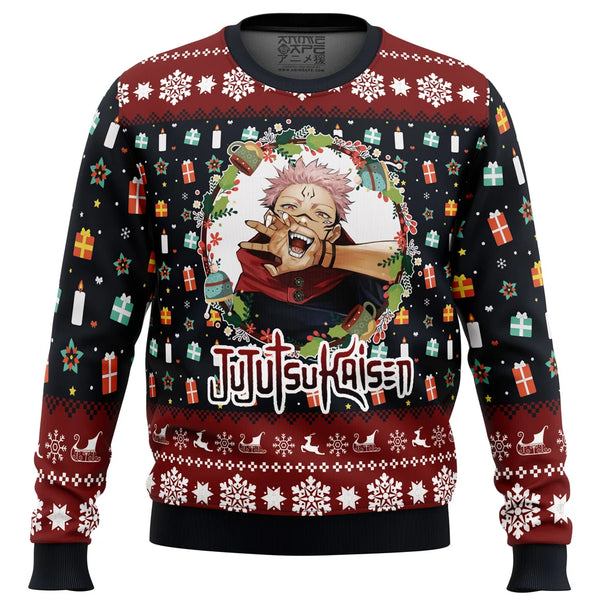 Sukuna Christmas Jujutsu Kaisen Ugly Christmas Sweater