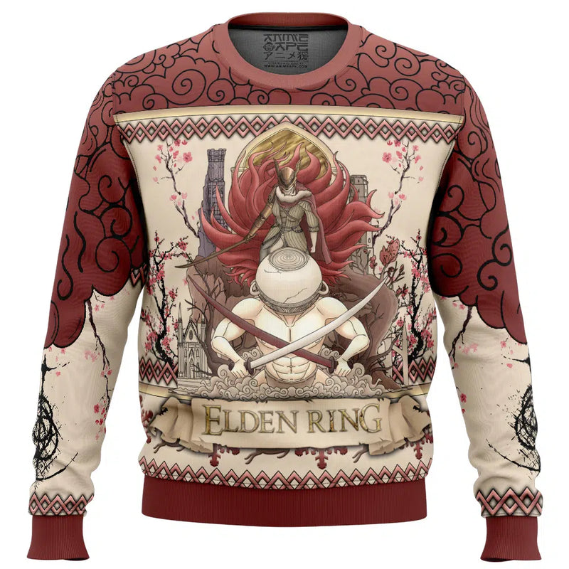 Malenia Blade of Maquella Elden Ring Ugly Christmas Sweater