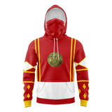 Red Ranger v2 Power Rangers Ninjetti Masked Hoodie