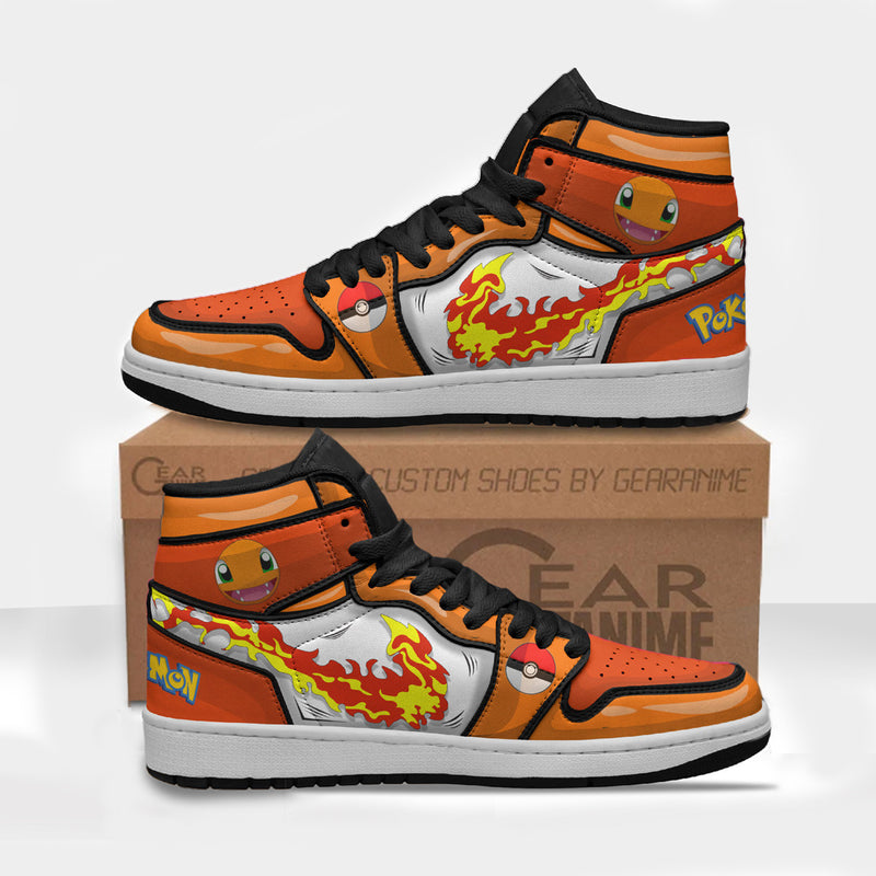 Charmander Pokemon 3D Shoes Custom Anime Boot Sneakers