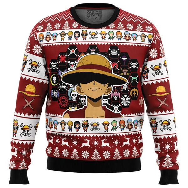 Jolly Rogers One Piece Ugly Christmas Sweater