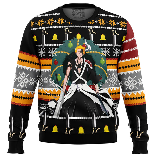 Ichigo True Bankai Bleach Ugly Christmas Sweater