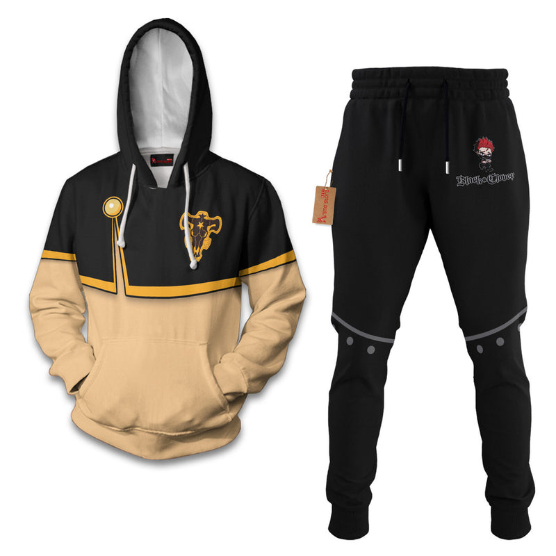 Zora Ideale Black Clover Hoodie And Jogger Set Anime Clothes