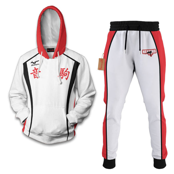 Haikyuu Nekoma Libero Haikyuu Hoodie And Jogger Set Anime Clothes