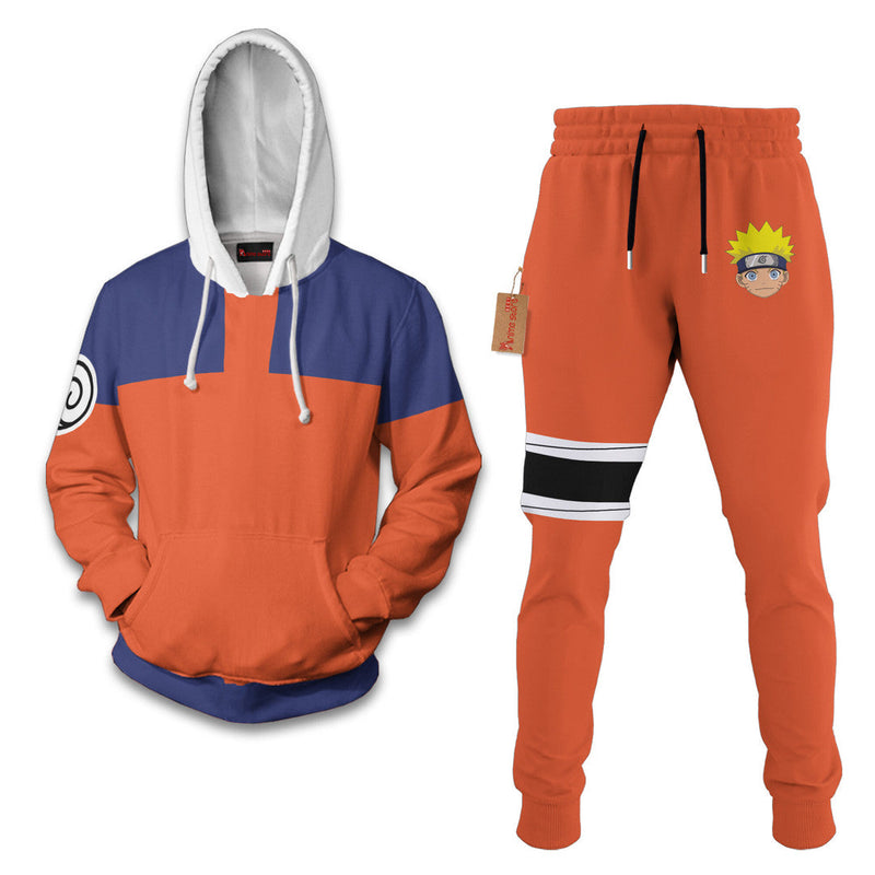 Naruto Shippuden Naruto Hoodie And Jogger Set Anime Clothes