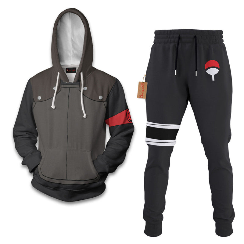 Obito Uchiha Naruto Hoodie And Jogger Set Anime Clothes