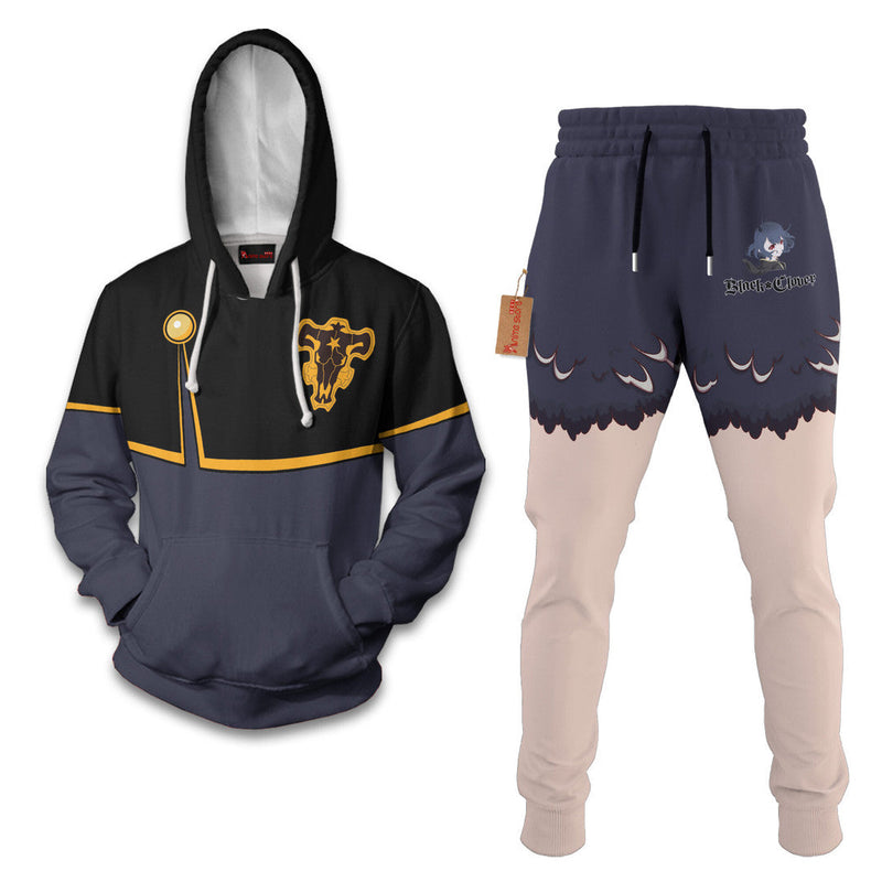 Secre Swallowtail Black Clover Hoodie And Jogger Set Anime Clothes