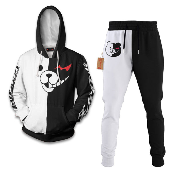 Monokuma Danganronpa Hoodie And Jogger Set Anime Clothes