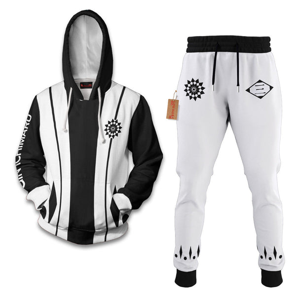 Gin Ichimaru Bleach Hoodie And Jogger Set Anime Clothes