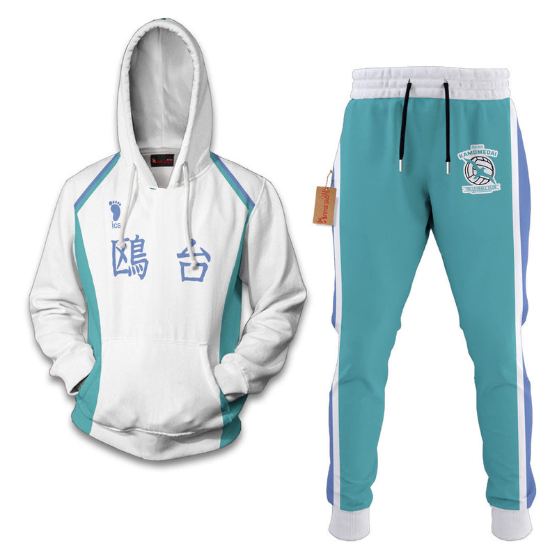 Kamomedai High Haikyuu Hoodie And Jogger Set Anime Clothes