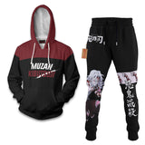 Muzan Kibutsuji Demon Slayer Hoodie And Jogger Set Anime Clothes