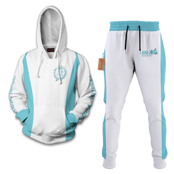 Aoba Johsai High Haikyuu Hoodie And Jogger Set Anime Clothes